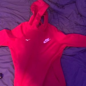 Red Nike zip up